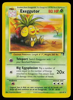 Pokemon Card - Exeggutor Legendary Collection 23/110 Rare - Image 1