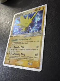 Pokemon Zapdos EX 033 Holo Black Star Promo Card 2005 Nintendo Heavy Damage - Image 4