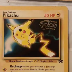 Pokemon Pikachu The First Movie Promo Card 1999/2000 - Image 3