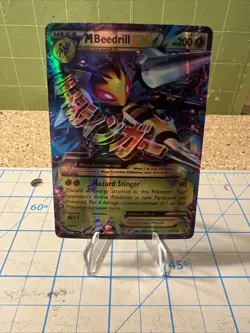Custom M Beedrill Ex Fun Fan Art (Custom Card) Pokemon Card - Image 1