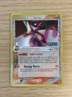 Pokemon Mewtwo TCG Delta Species 12/113 Stamped Reverse Holo Card - Image 1