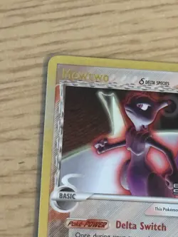 Pokemon Mewtwo TCG Delta Species 12/113 Stamped Reverse Holo Card - Image 5