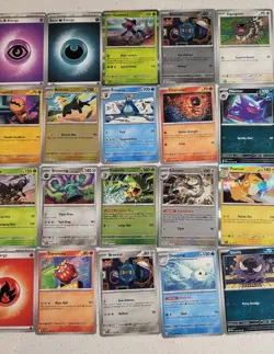 Pokemon Card Lot 83 Cards - 33 Cards + 4 Rare + 46 Online Booster/Rewards Cards - Image 2