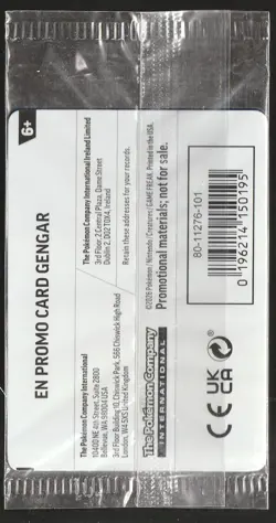 Pokemon Gengar GameStop Promo Card 050/088 SEALED **SWIRL** - Image 2