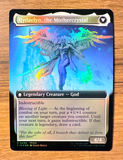 Magic MTG Final Fantasy Venat, Heart of Hydaelyn #434 FIN FOIL Extended Art Card - Image 2