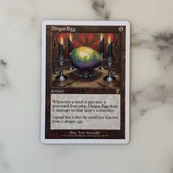 Dingus Egg LP 7th Seventh Edition Artifact Mtg Magic the Gathering Card TCG - Image 1