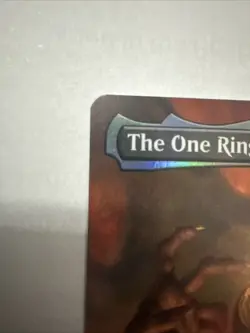 MTG the One Ring Borderless Foil Promo Card Lord of the Rings Magic Gathering - Image 4