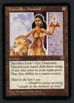 ***Lion's Eye Diamond** MTG Mirage Magic Kid Icarus - Image 1