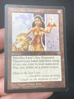 ***Lion's Eye Diamond** MTG Mirage Magic Kid Icarus - Image 3