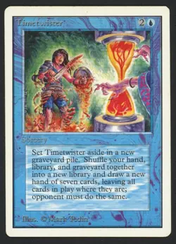 ***Unlimited Timetwister (Edge Indent)** MTG Unlimited Magic Kid Icarus - Image 1