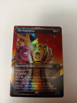 Magic: The Gathering Marvel The Soul Stone Foil Legendary Artifact Thanos - Image 1