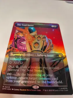 Magic: The Gathering Marvel The Soul Stone Foil Legendary Artifact Thanos - Image 3
