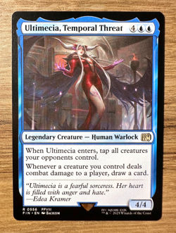Magic MTG Final Fantasy Ultimecia, Temporal Threat #556 FIN *NON-FOIL* Rare - Image 1