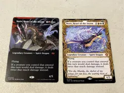 2 x mtg Neriv Heart of the Storm, 1 showcase, 1 borderless, Tarkir Dragonstorm - Image 1