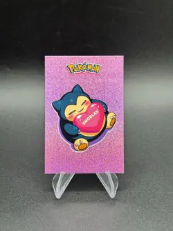 Snorlax Valentines Glitter Holo Pokemon Electric Card Database Peru Us Seller - Image 1