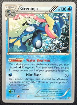 Greninja 41/146 XY Holo Rare LP Pokemon 2014 - Image 1
