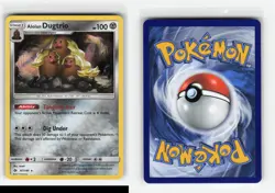 ALOLAN DUGTRIO 87/149 SUN MOON BASE HOLO RARE POKEMON TCG NM - Image 3