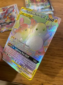 Raichu & Alolan Raichu GX (241/236) Unified Minds Tag Team Full Art Pokemon Card - Image 4