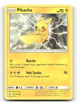 Pikachu 66/236 - Cosmic Eclipse - Pokemon Card NM/M - Image 1