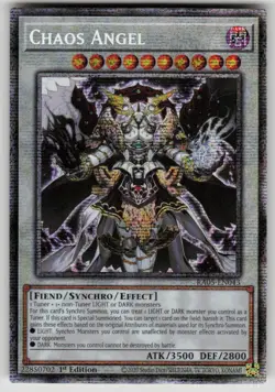 Chaos Angel (Starlight Rare) Rarity Collection 5 RA05-EN043 NM Yu-Gi-Oh - Image 1