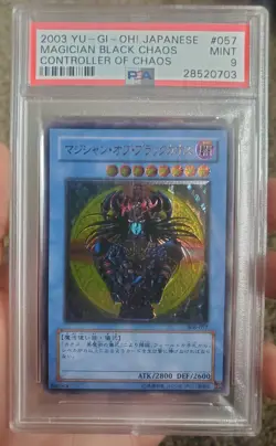 2003 Yu-Gi-Oh! Magician of Black Chaos 306-057 Ultimate Rare Japanese PSA 9 MINT - Image 1