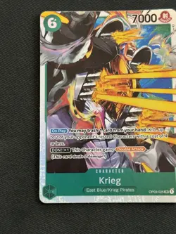 One Piece TCG - Krieg #OP03-025 Pillars of Strength SR Foil NM - Image 3