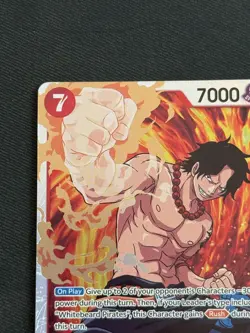 One Piece TCG - Portgas D Ace #OP02-013 Super Rare NM - Image 2