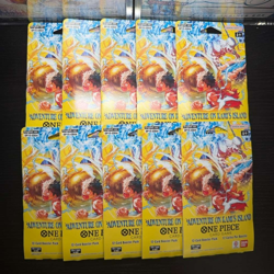 One Piece Adventure On Kami’s Island OP15-EB04 Sleeved Booster Packs- Lot of 10x - Image 1