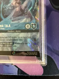 DISNEY LORCANA ENCHANTED GRAMMA TALA SPIRIT OF THE OCEAN PSA 10 Graded - Image 4