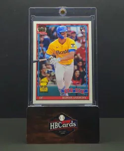 2026 Topps Roman Anthony #T91-71 1991 35th Anniversary Red Sox RC Rookie Card - Image 1
