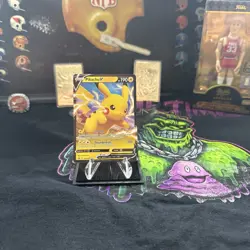 PIKACHU V Full Art Shining Fates Black Star Promo SWSH061 Pokemon Card NM - Image 3