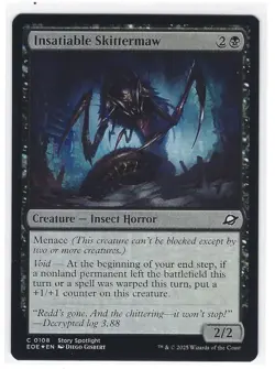 Insatiable Skittermaw | FOIL | NM | MTG | 0108 | Common | EOE - Image 1