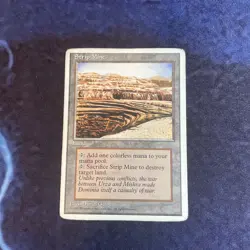 Strip Mine 4th Edition - DAMAGED - Magic: The Gathering MTG - Image 1