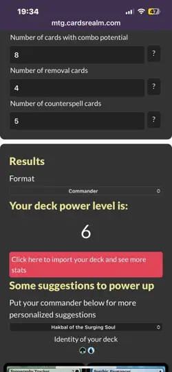 Hakbal of the Surging Soul Commander Deck/Merfolk triable MTG/ Sleeved/ Deck Box - Image 5