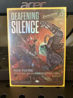 MTG Deafening Silence - Edge of Eternities Showcase Special Guest - Foil NM 0120 - Image 1