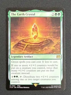 The Earth Crystal - FINAL FANTASY MTG Magic the Gathering Non Foil Regular - Image 1