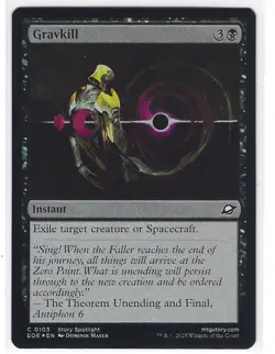 Gravkill | FOIL | MTG | NM | 0103 | Common | EOE - Edge of Eternities - Image 1