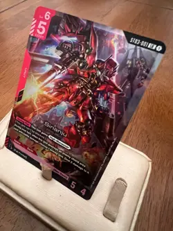 Gundam TCG Sinanju ST03-001 LR Starter Deck 03 Zeons Rush Holo Card English - Image 3