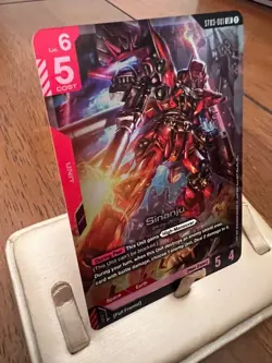 Gundam TCG Sinanju ST03-001 LR Starter Deck 03 Zeons Rush Holo Card English - Image 4