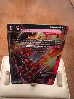 Gundam TCG Sinanju ST03-001 LR Starter Deck 03 Zeons Rush Holo Card English - Image 5