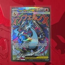 Pokemon Mega Charizard X EX Full Art Promo Holo MEP 023 360 HP English Card - Image 1
