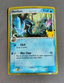 Pokemon Mimikyu SWSH136 Sword & Shield Promo Holo Card 2021 HP70 Basic - Image 1