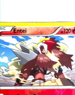 Pokemon Entei Holo Foil Promo Card 2015 14/98 HP120 - Image 2