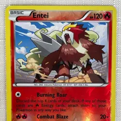 Pokemon Entei Holo Foil Promo Card 2015 14/98 HP120 - Image 5