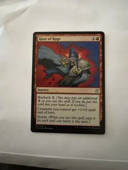 MTG Haze of Rage Time Spiral Remastered 169/289 Foil, NM - Image 1