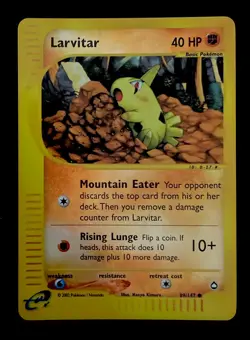 Pokemon Card Larvitar Aquapolis 89/147 Reverse Holo NM - Image 1
