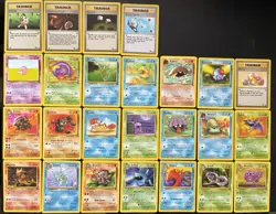 Vintage Fossil Pokemon Cards Bundle x 25 Good Condition 1999 WOTC - Image 2
