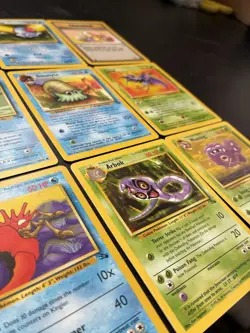 Vintage Fossil Pokemon Cards Bundle x 25 Good Condition 1999 WOTC - Image 5