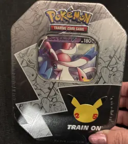 Pokemon Trading Cards TCG 25th Anniversary Tin - Dark Sylveon SEALED - Image 1