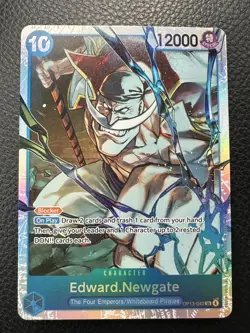 Edward.Newgate OP13-042 Foil One Piece Card TCG Carrying On His Will NM - Image 2